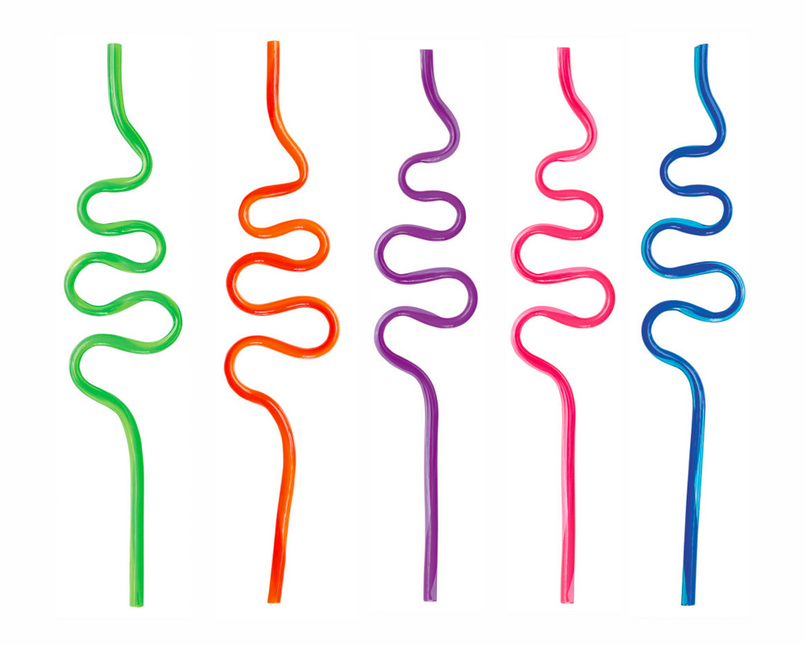 Pailles torsadées 19.7cm 12pcs