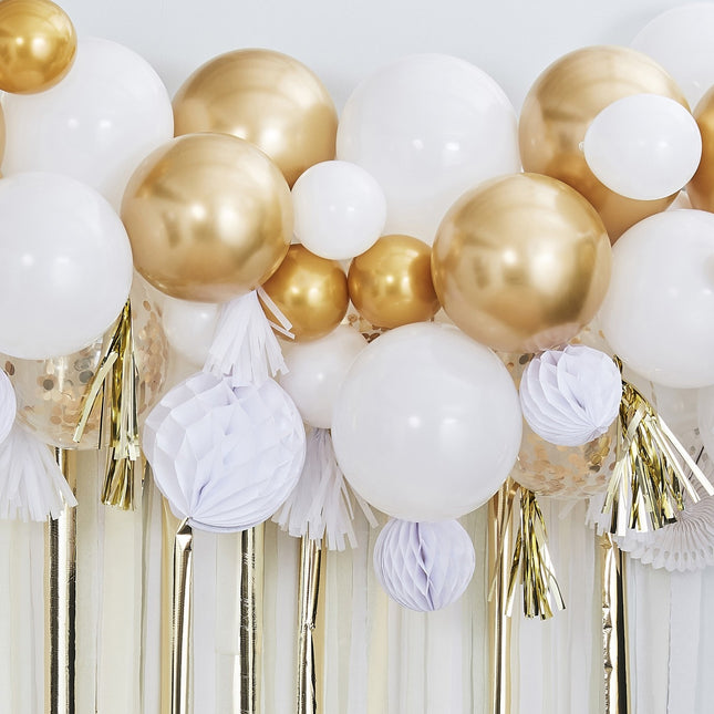 Set de décoration or Ballons de baudruche