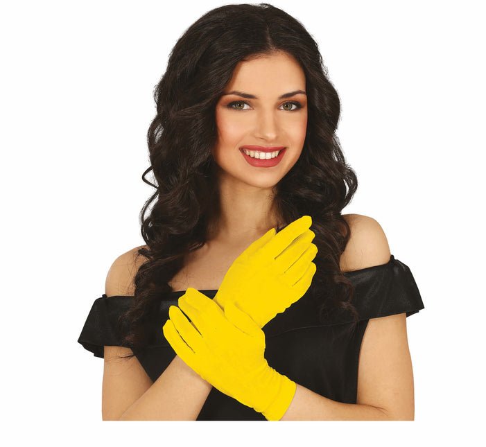 Gants jaunes 20cm