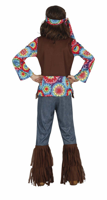 Costume de fille hippie Fleurs