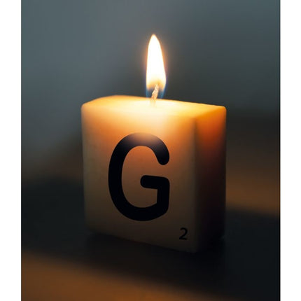 Bougie lettre G 4cm