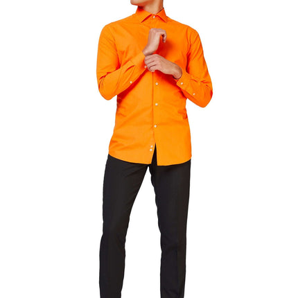 Chemise orange Hommes <tc>OppoSuits</tc>
