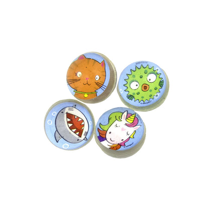 Breakout présente des balles rebondissantes Animaux 3cm 8pcs