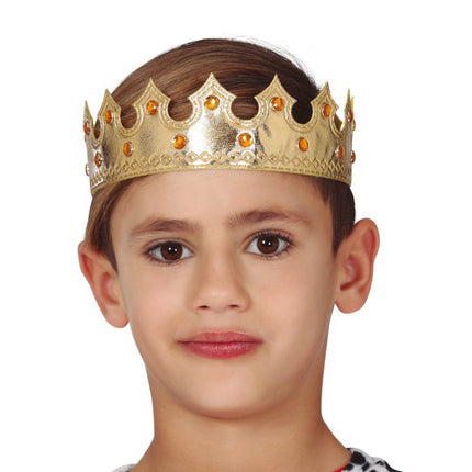 Couronne du roi enfant d'or