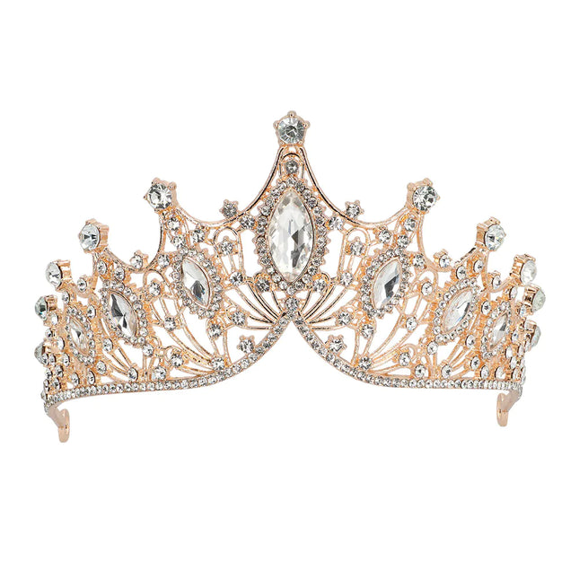 Couronne de princesse en métal doré