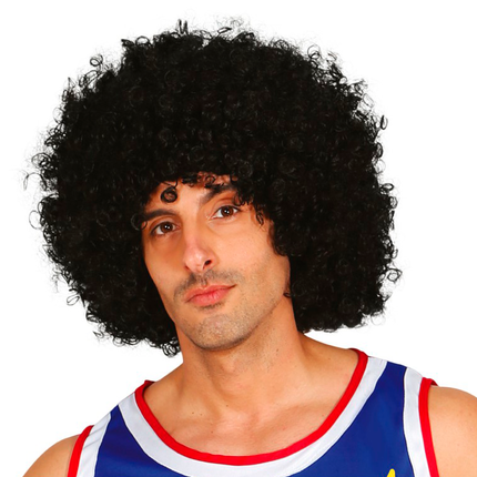 Perruque afro noire