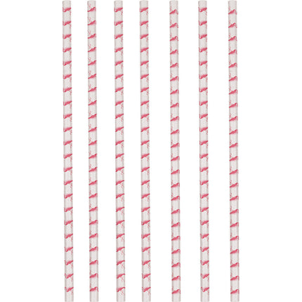 Pailles Hawaï Flamingo 19cm 12pcs