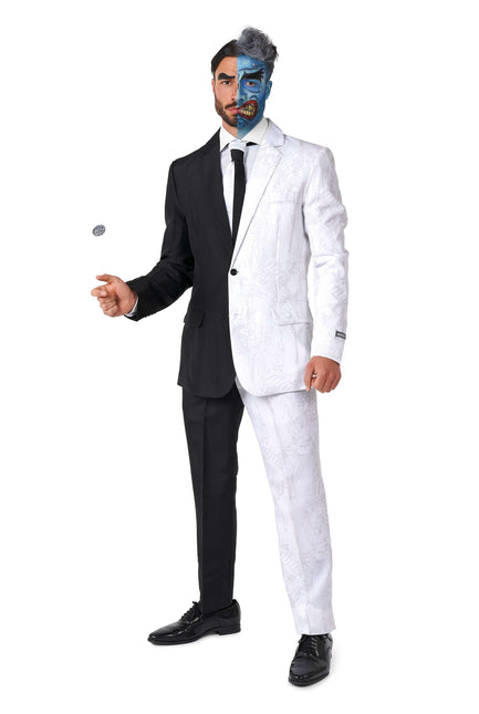 Costume deux faces noir et blanc Hommes <tc>Suitmeister</tc>