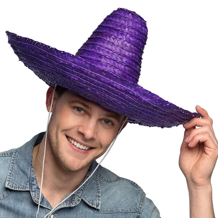 Sombrero violet 49cm