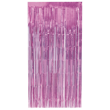 Rideau de porte rose pastel 2m
