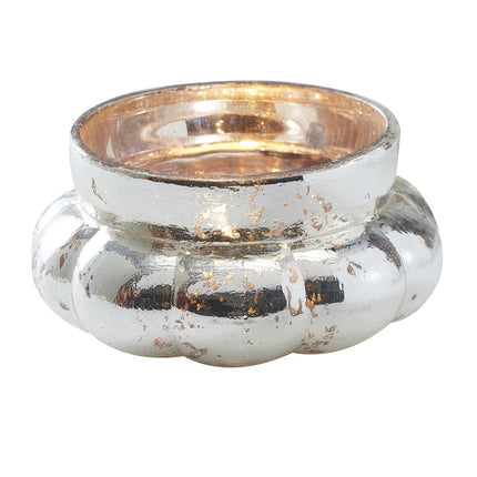 Porte-lampions argenté 10cm