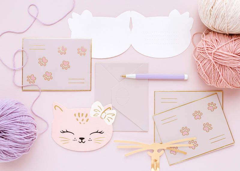 Invitations pour les chats 13cm 6pcs