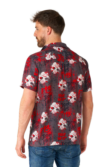 Chemise Vendredi 13 Manches courtes Hommes <tc>OppoSuits</tc>
