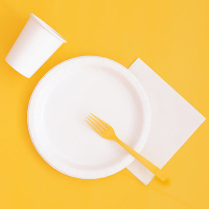 Nappe jaune en plastique 2.74m