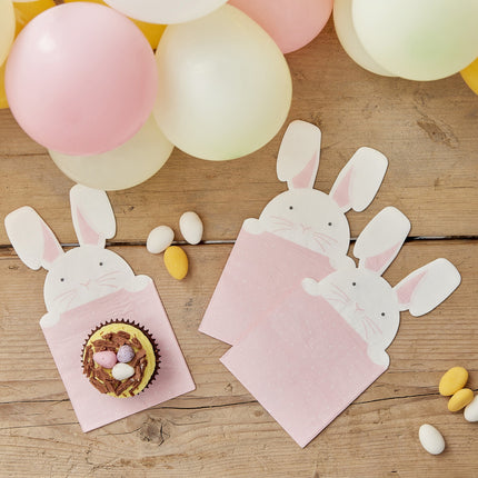 Serviettes de Pâques Lapin 16pcs