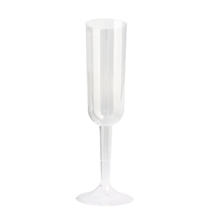 Verres à champagne transparents 207ml 4pcs