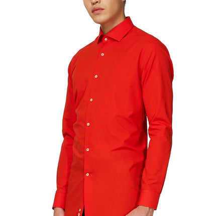 Chemise rouge Hommes <tc>OppoSuits</tc>