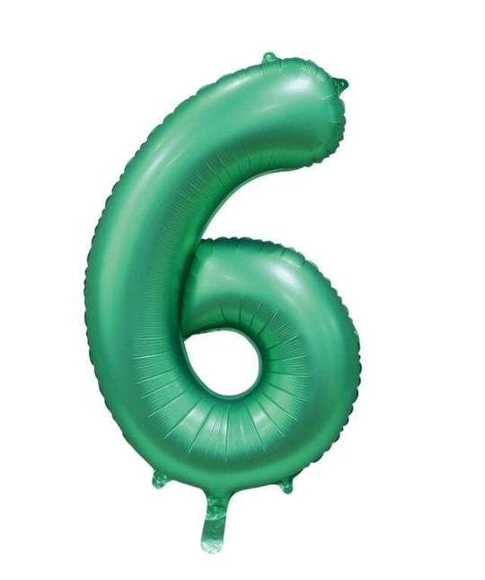 Ballon à figures vertes 6 ans Gloss 86cm