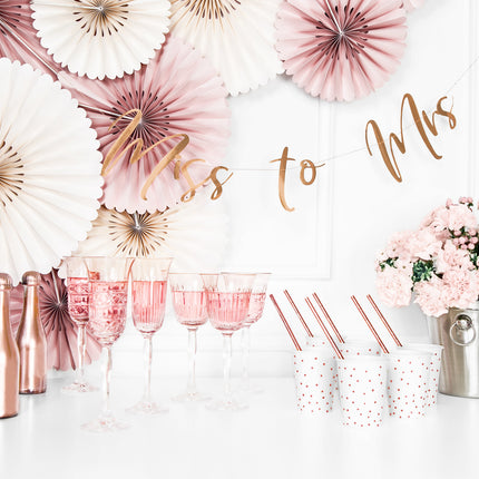 Guirlande de mariage Miss to Mrs, Rose Gold 76cm