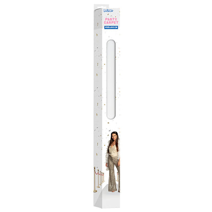 Chemin de table blanc 60cm 4.5m