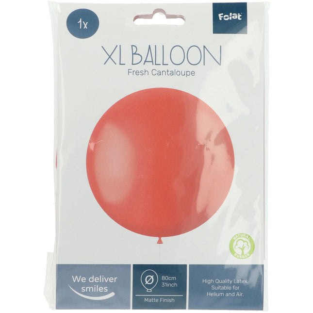 Ballon orange Fresh Cantaloupe 80cm