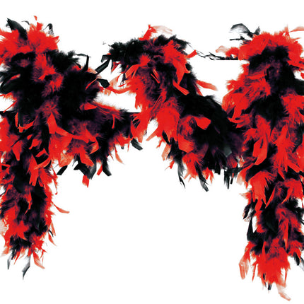 Boa noir rouge long 1,8 m