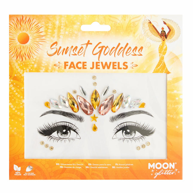 Bijoux de visage Moon Glitter Sunset Goddess