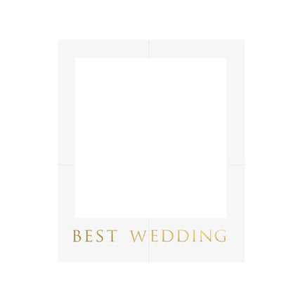 Cadre de photomaton pour le mariage