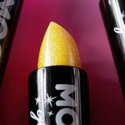 Rouge à lèvres jaune pailleté irisé Moon Glitter 4.2g