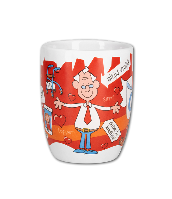 Tasse rouge Grand-père