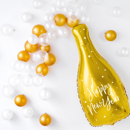 Bouteille de ballon à l'hélium Bonne année vide 82cm