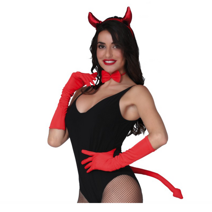 Ensemble d'accessoires d'Halloween Diable 3 pièces
