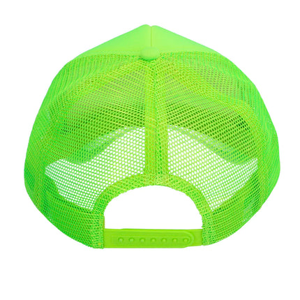 Casquette vert fluo ajustable