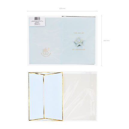 Carte de vœux Papa 14.8cm