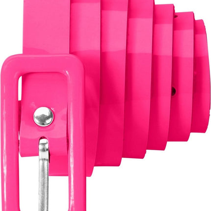 Ceinture rose fluo étroite