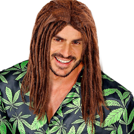 Perruque brune Dreadlocks