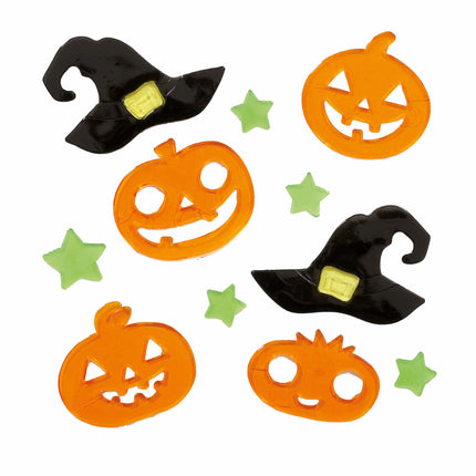 Décoration de fenêtre pour Halloween Citrouilles