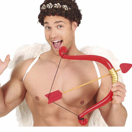 Faux arc et flèche Cupidon 58cm