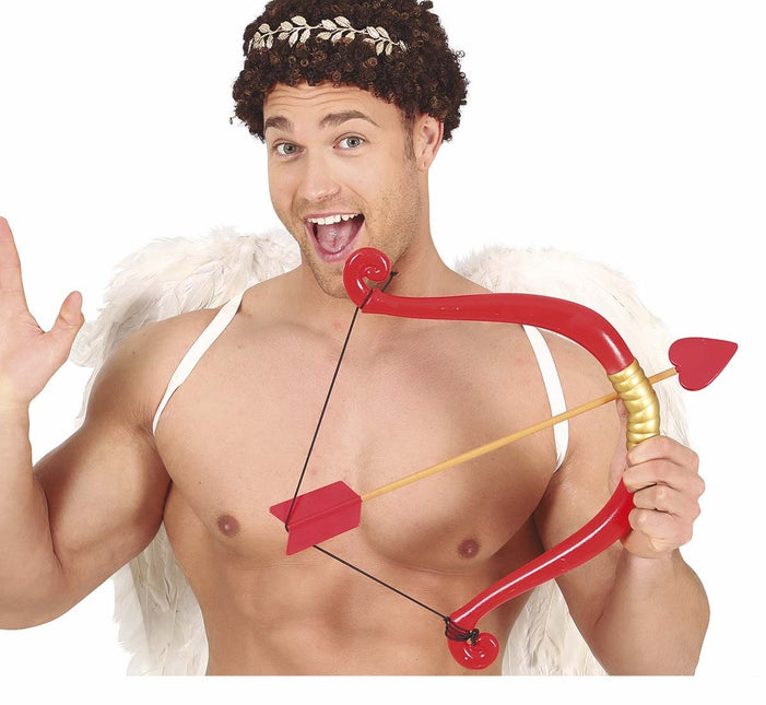 Faux arc et flèche Cupidon 58cm