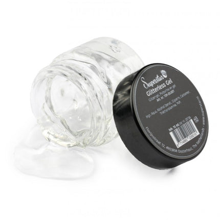 Gel pailleté transparent