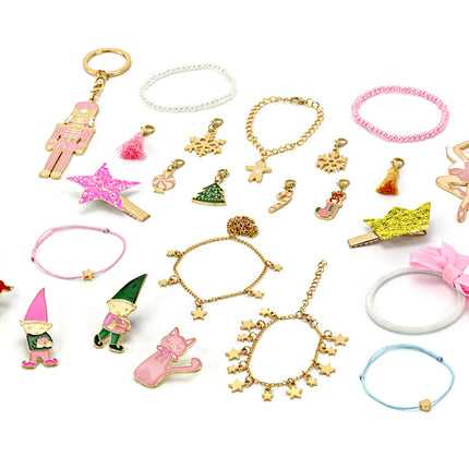 Calendrier de l'Avent boîte à bijoux remplie