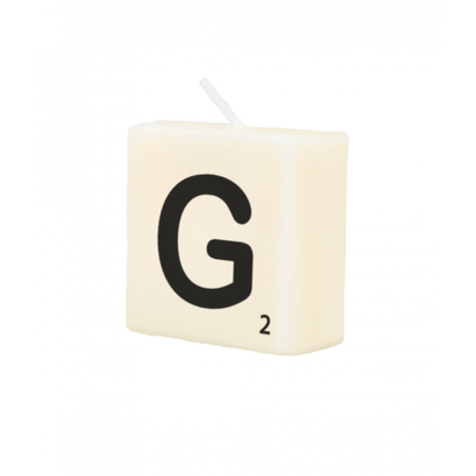Bougie lettre G 4cm