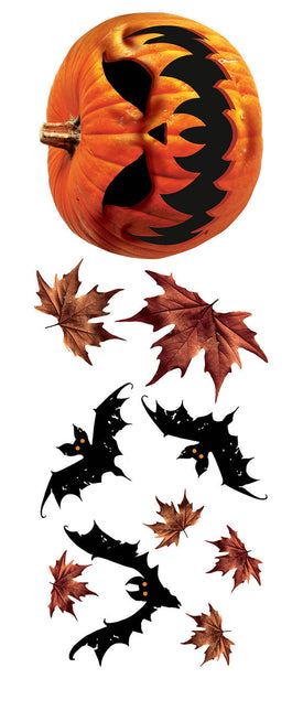 Décoration murale d'Halloween Citrouille 70cm