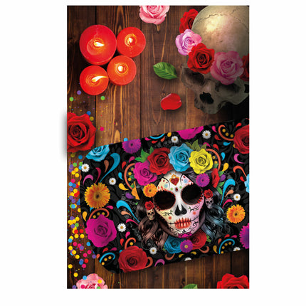 Plateau Halloween Crâne 39cm