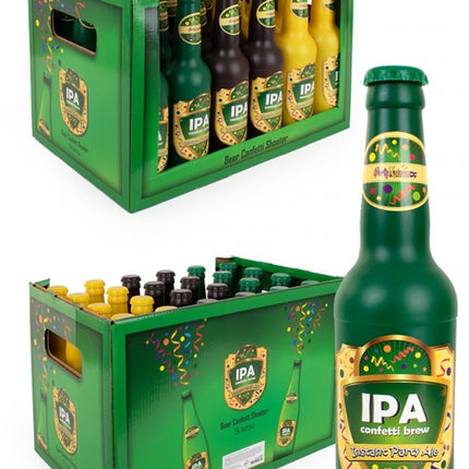 Tireur de confettis de bouteilles de bière Ipa