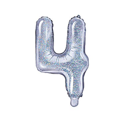 Ballon de baudruche Figure 4 Holographique 35cm