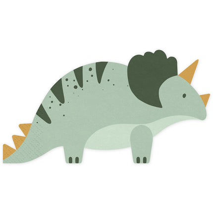 Serviettes de table Dinosaure 18cm 12pcs