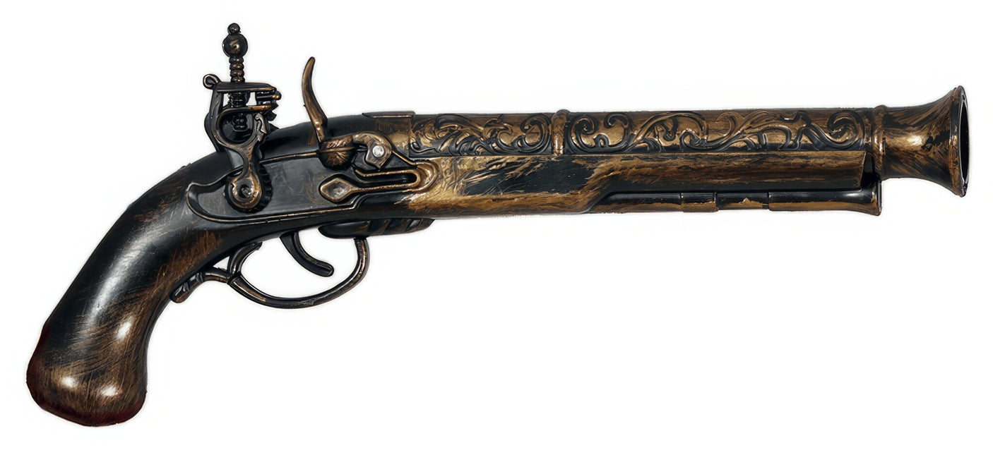 Faux pistolet de pirate 28cm