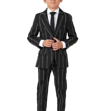 Costume noir à rayures Garçon <tc>Suitmeister</tc>