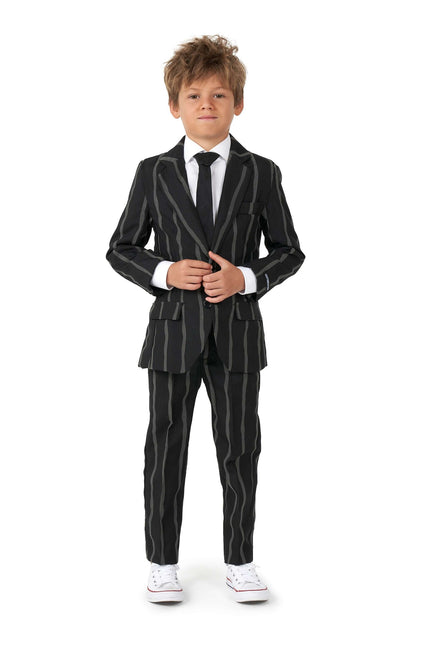 Costume noir à rayures Garçon <tc>Suitmeister</tc>